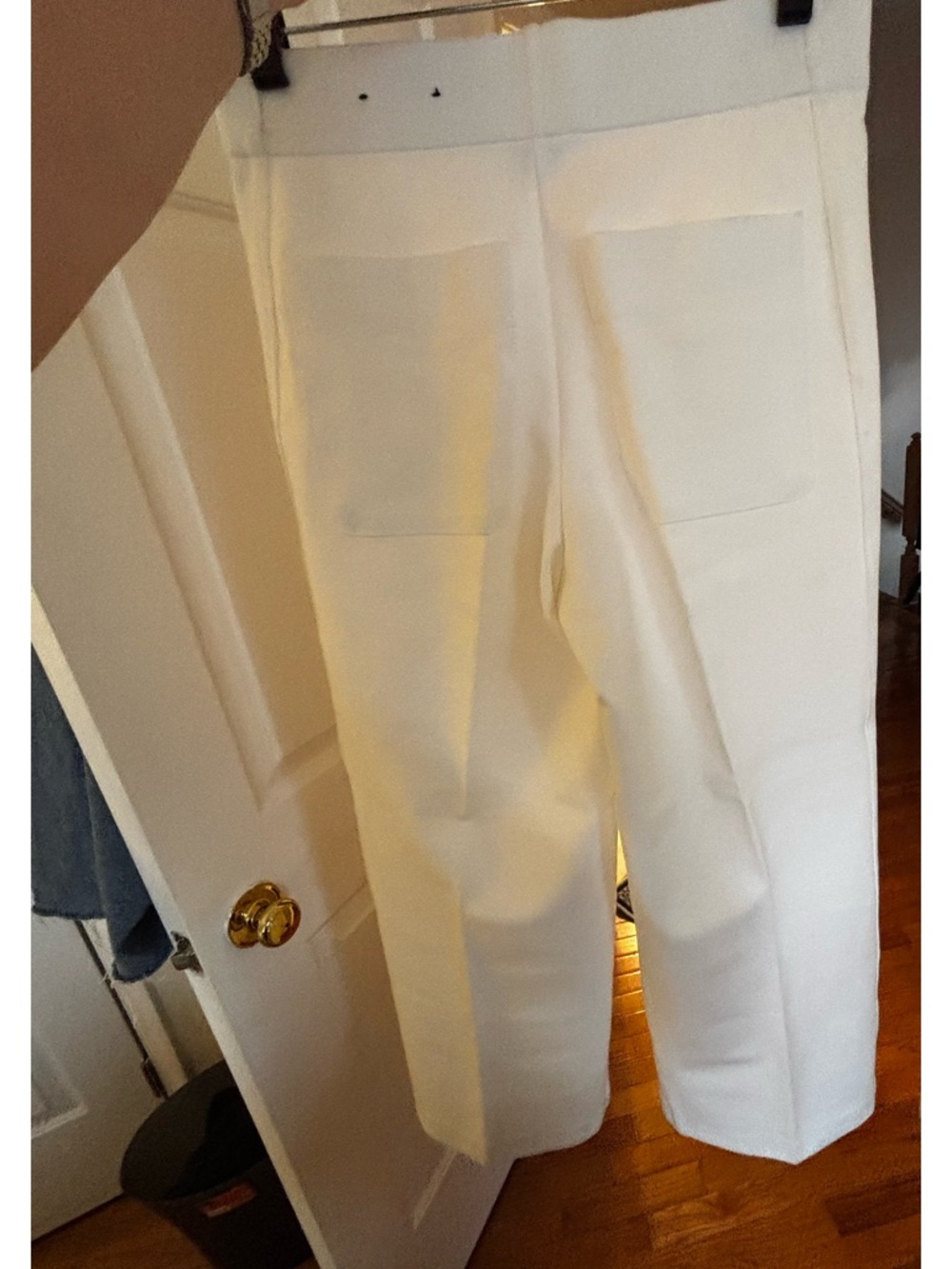 Jones New York Cream Wide Leg High-Rise Pants - Picture 6 of 8